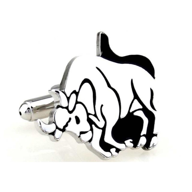 Butoni camasa argintii model taur